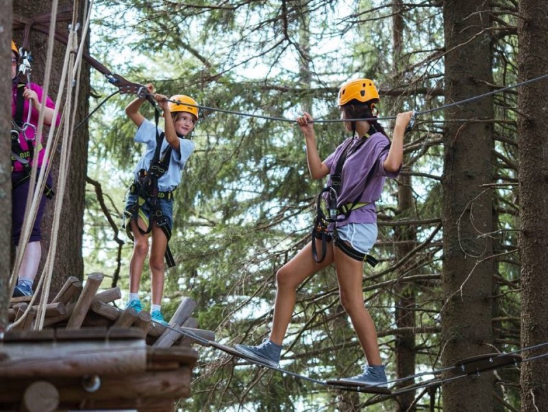 Gruppe im Waldseilgarten Semmering